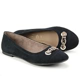 Produkt-Bild: s.OLIVER Damen Pumps, Ballerina, Decksohle Leder, schwarz