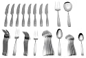 Yamazaki Bolo 42-Piece Stainless Steel Flatware Set, Service for 8