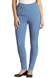 Petite stretch denim leggings