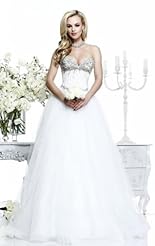 Beaded Crystals Lace Crystal Applique Vintage Chiffon/Taffeta/Tulle Prom Dress 