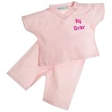 Princess Linens Big Sister Scrubs Candystriper Pink, 2T