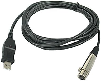 10ft3m XLR Female to USB 2.0 Cable InstrumentsMicrophones