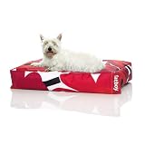FATBOY Doggielounge Marimekko small unikko red! Designer Hundekissen, Sitzsack fuer den Hund, Hundebett!