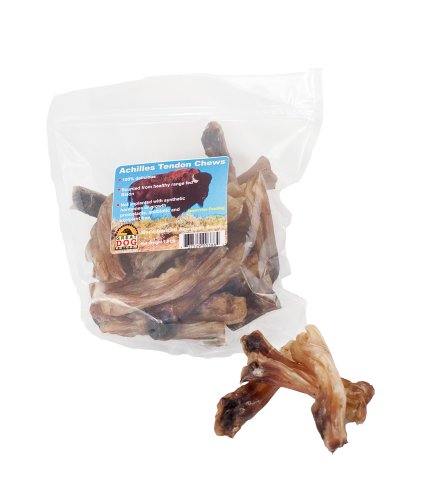 Great Dog Bison Achilles Tendon Chews 1.5 Pound Bag (Sourced & Made in USA)