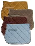 Roma Ecole All Purpose Corduroy Diamond Quilt Saddle Pad