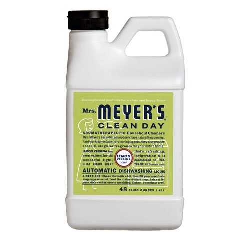 Mrs. Meyer's Clean Day, Automatic Dishwashing Liquid, Lemon Verbena, 48 Ounce Bottle