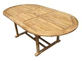 HIGH QUALITY BRAND NEW SOLID TEAK 1.6m -2.1m EXTENDING TABLE 160cm - 210cm