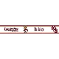 Mississippi State Bulldogs Sports Prepasted Wall Border