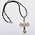 Modern Fantasy Stainless Steel Silver and Gold Cross Pendant Necklace
