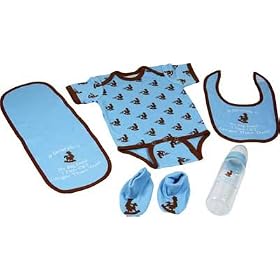 Rivers Edge 5 Piece Western Baby Boy Outfit Gift Set For The Little Cowboys by Infant Boy's Clothes