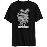 T SHIRT BLACK S WING CHUN KUNG FU