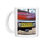 Car registration plate BEER, South Australia, Australia, Pacific Photo Mugs