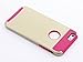 ULAK iPhone 6 Plus Case,iPhone 6S Plus Case, Slim Dual Layer Protection Scratch Resistant Hard Back Cover Shock Absorbent TPU Bumper Case for Apple iPhone 6/6S Plus 5.5 inch-Gold+Magenta