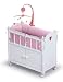Best Quality White Doll Crib w/Cabinet, Bedding &amp; Mobile By Badger