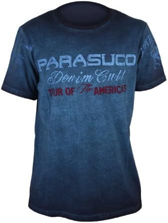 Parasuco 9TOUR Short Sleeve Tee - BLACK (Mens) - Large