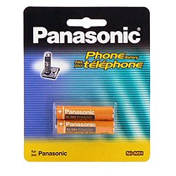 Panasonic NiMH AAA Rechargeable Battery for Cordless Phones (HHR-4DPA)