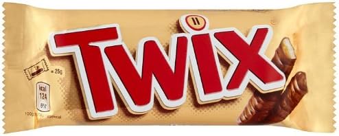 Mars Twix Twin Bar 50 g (Pack of 32)