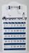 Wooden Perpetual Calendar with Marine Sea Nautical Theme with Shells and Beach Decorations!! 10 x 22