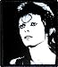 David Bowie Music Band Patch - Black & White Face Logo