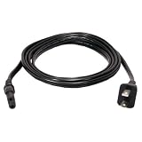 Pwr+ AC Power Cord Wall Cable for Laptop (Black)by PWR+