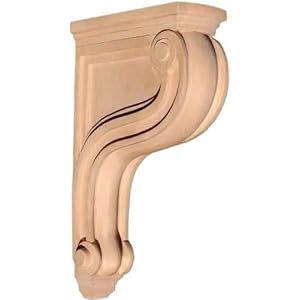 InvitingHome R57L Chicago Wood Bracket with Large Maple