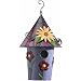 Birdhouse 3D Metal Outdoor Decor Daisy Bird-House - Regal Art #A554