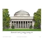 Massachusetts Institute of Technology Lithograph 14x10 Unframed Lithograph