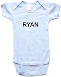RYAN - Name-Series - White, Blue or Pink Onesie / Baby T-shirt