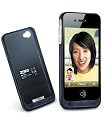 【iPhone4 ケース バッテリー】　【iPhone4 バッテリー】　【iPhone4 充電器】　アップル認証取得済み (ホワイト)