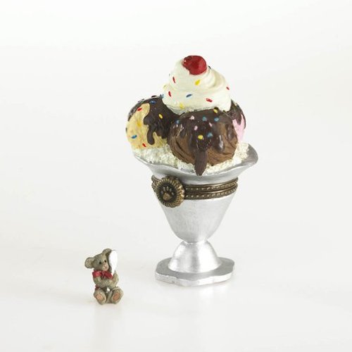 Boyds Bear Ice Cream Sundae Treasure Box 2013
