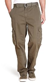 North Coast Utility Pure Cotton Straight Fit Cargo Trousers