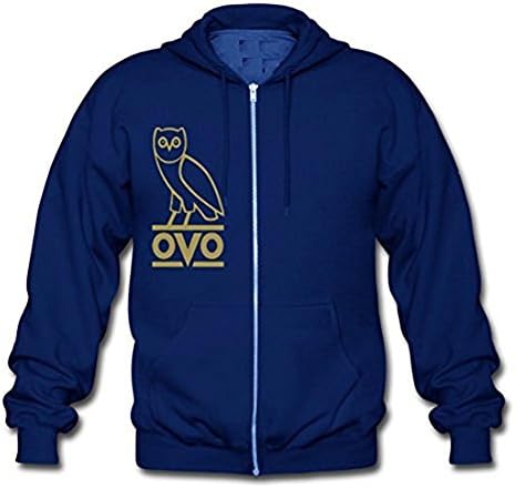 Custom drake ovov owl Boy's Full Zip Hooded Sweatshirt
