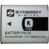 NP-BK1 Lithium-Ion Battery - Rechargeable Ultra High Capacity (1100 mAh) - replacement for Sony NP-BK1 Battery
