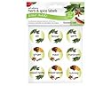 Kitchen Craft Self Adhesive Spice Labels, Pack of 45