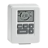 Standard Digital Plug-In Timer with Non-Grounded Plug and Receptacle, 500-Watt, White, LT111-10W