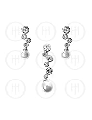 Sterling Silver -CZ Stud Earrings Set (PS-1013)