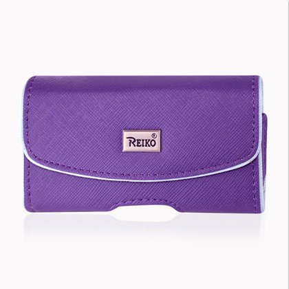 New Fashionable Leather Pouch Protective Carrying Cell Phone Case for RIM BlackBerry Torch 9800 Phone (AT&T) – Purple