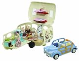 Sylvanian Families: Caravan and Blue Family Car