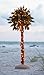 5 Foot Lighted Tropical Palm Tree - 150 Clear Lights Indoor Outdoor Use