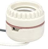 LEVITON MFG. CO., INC. 003-8101 PORCELAIN KEYLESS CEILING FIXTURE SOCKET