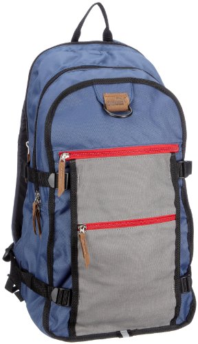PUMA Rucksack Grit, dark denim-steel grey-puma red, 069199 02