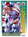 Howard Johnson Autographed/Hand Signed baseball card (New York Mets) 1992 Fleer #509