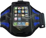 GenieWish New BLUE Fitted Gym Sports Sport Running Armband Arm Band case Cover Pouch for Apple iPod Nano 1G 2G 3G 4G 2GB 4GB 8GB 16GB, iPod Mini, iPod U2, iPod Click Wheel, iPod Video 30GB 60GB 80GB, iPod Classic 80GB 120GB 160GB, iPod Touch 1G 2G 8GB 16G