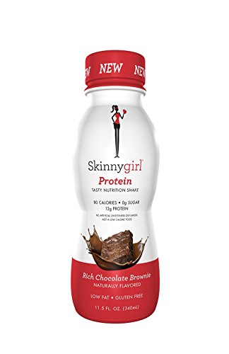 Skinnygirl Protein Shake, Rich Chocolate Brownie, 11.5 Ounce, 4 Count