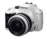 Pentax K-x 12.4 MP Digital SLR with 2.7-inch LCD and 18-55mm f/3.5-5.6 AL Lens (White)