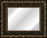 Review ArtToFrames  / 16x20 / 16 x 20 Mirror Frame Dark Walnut w/Gold Embossing .. 3.25'' wide