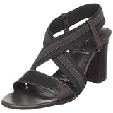 Rockport Women's GH Cross Strap Gore Slingback Sandal,Dark Brown/Blk,6.5 M US