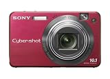 Sony CyberShot W170 Digital Camera  - Red (10.1MP, 5x Optical Zoom) 2.7  LCD