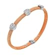 14K Rose Gold Diamond Bracelet - 0.60 Ct.