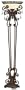 Seville Collection Iron Torchiere Floor Lamp